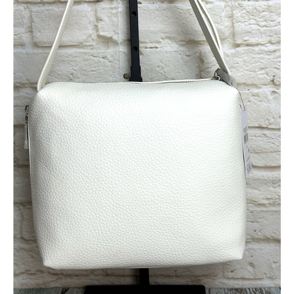 DKNY Donna Karen Zia‎ Small Hobo White Ivory Handbag Shoulder Bag - Picture 15 of 16